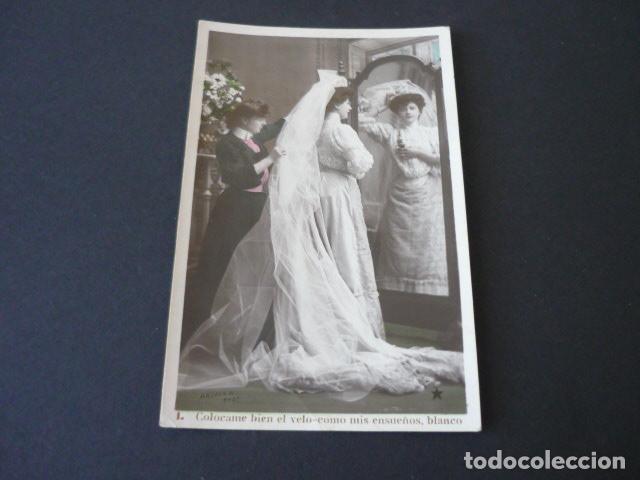 Postales: NOVIA EL DIA DE LA BODA POSTAL - Foto 1