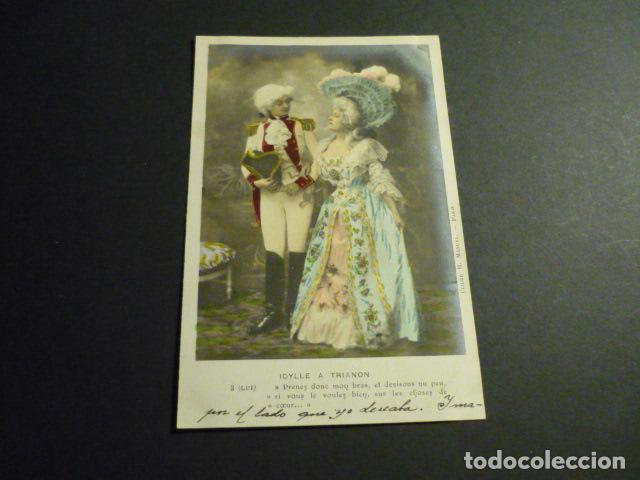 Postais: IDILIO EN TRIANON P&Agrave;REJA ELEGANTE POSTAL