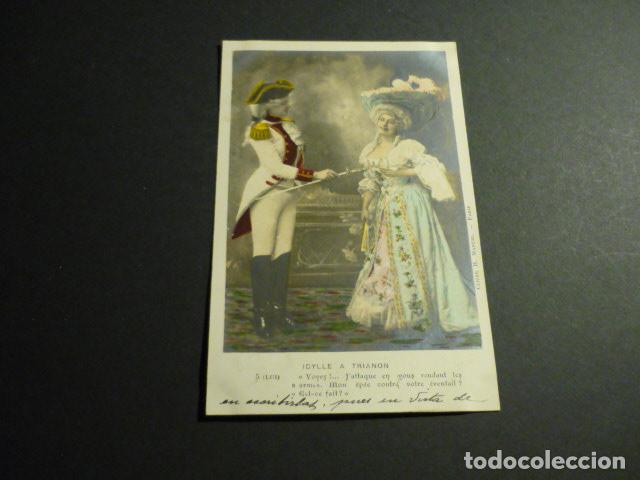 IDILIO EN TRIANON P&Agrave;REJA ELEGANTE POSTAL