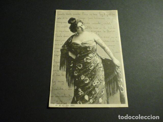 Postais: MUJER CON MANTON POSTAL