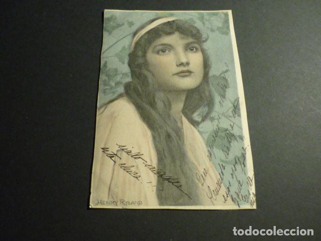 Postales: MUJER ELEGANTE POSTAL ILUSTRADA - Foto 1