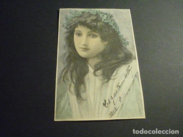 Postais: MUJER ELEGANTE POSTAL ILUSTRADA