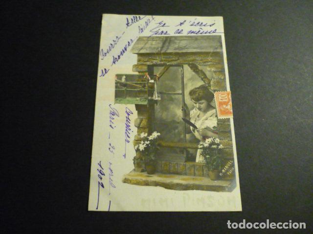 Postais: MUJER EN VENTANA POSTAL