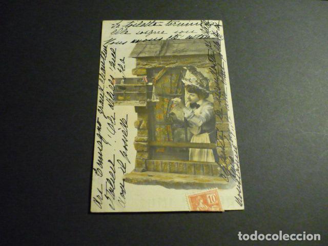 Postais: MUJER EN VENTANA POSTAL