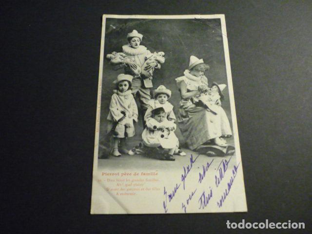 Postais: FAMILIA DE PIERROTS POSTAL
