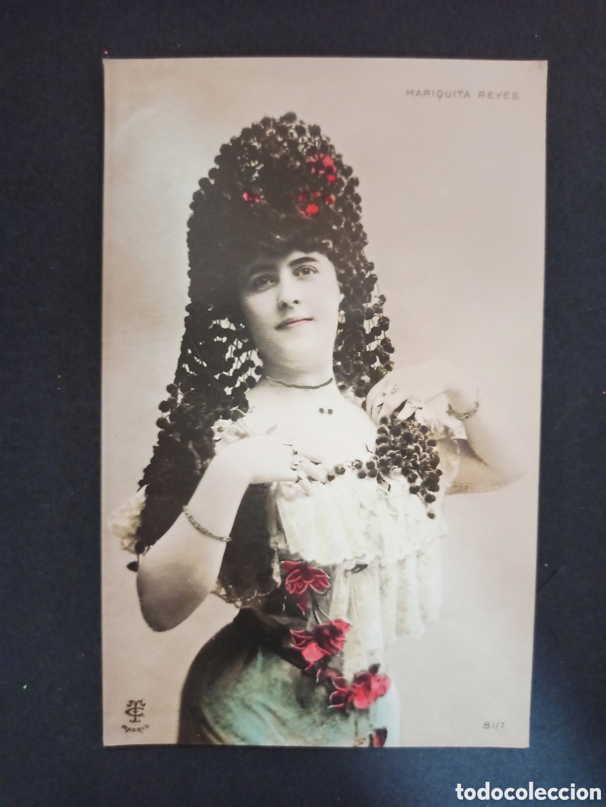 Postales: Fotograf&iacute;a postal antigua. Cupletista Mariquita Reyes. Sin circular.