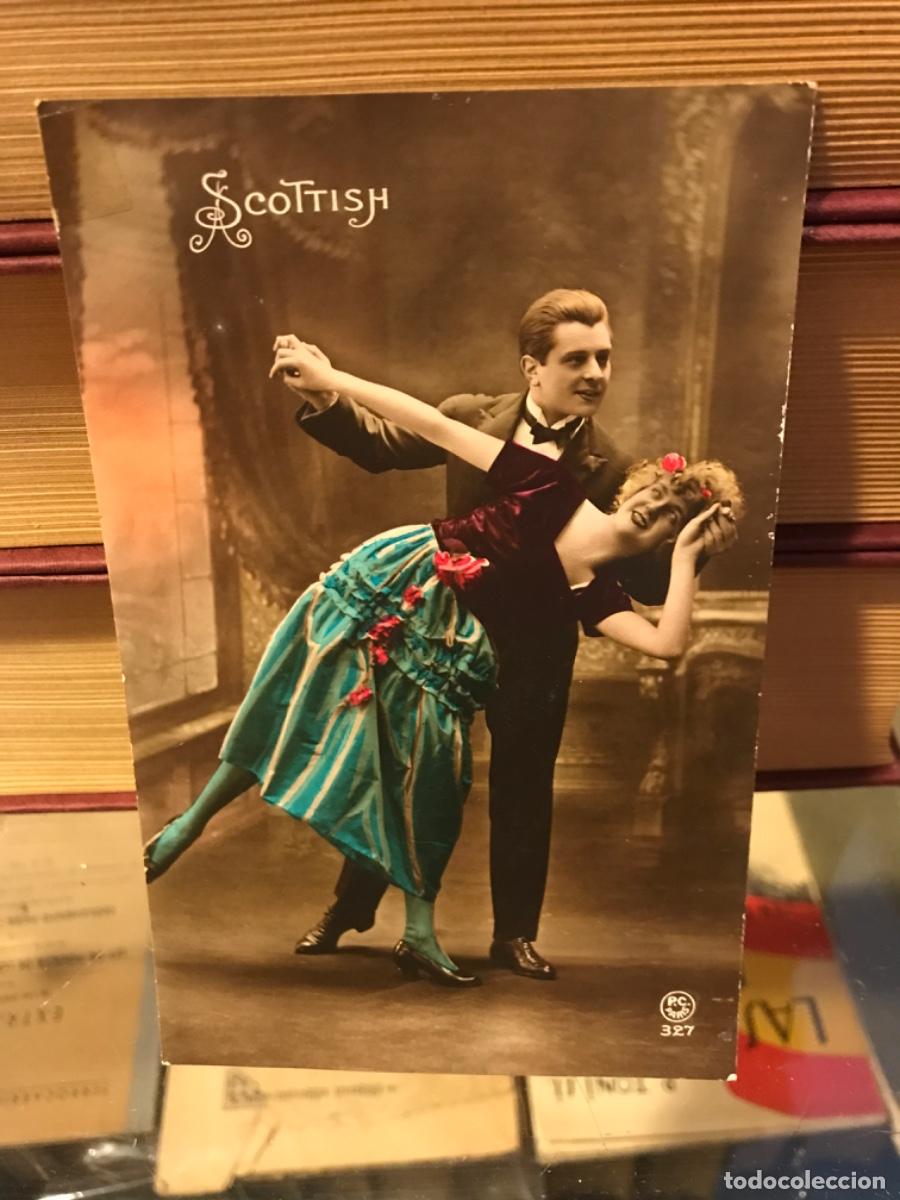 Postais: POSTAL. PAREJA. BAILE SCOTTISH. NO ESCRITA