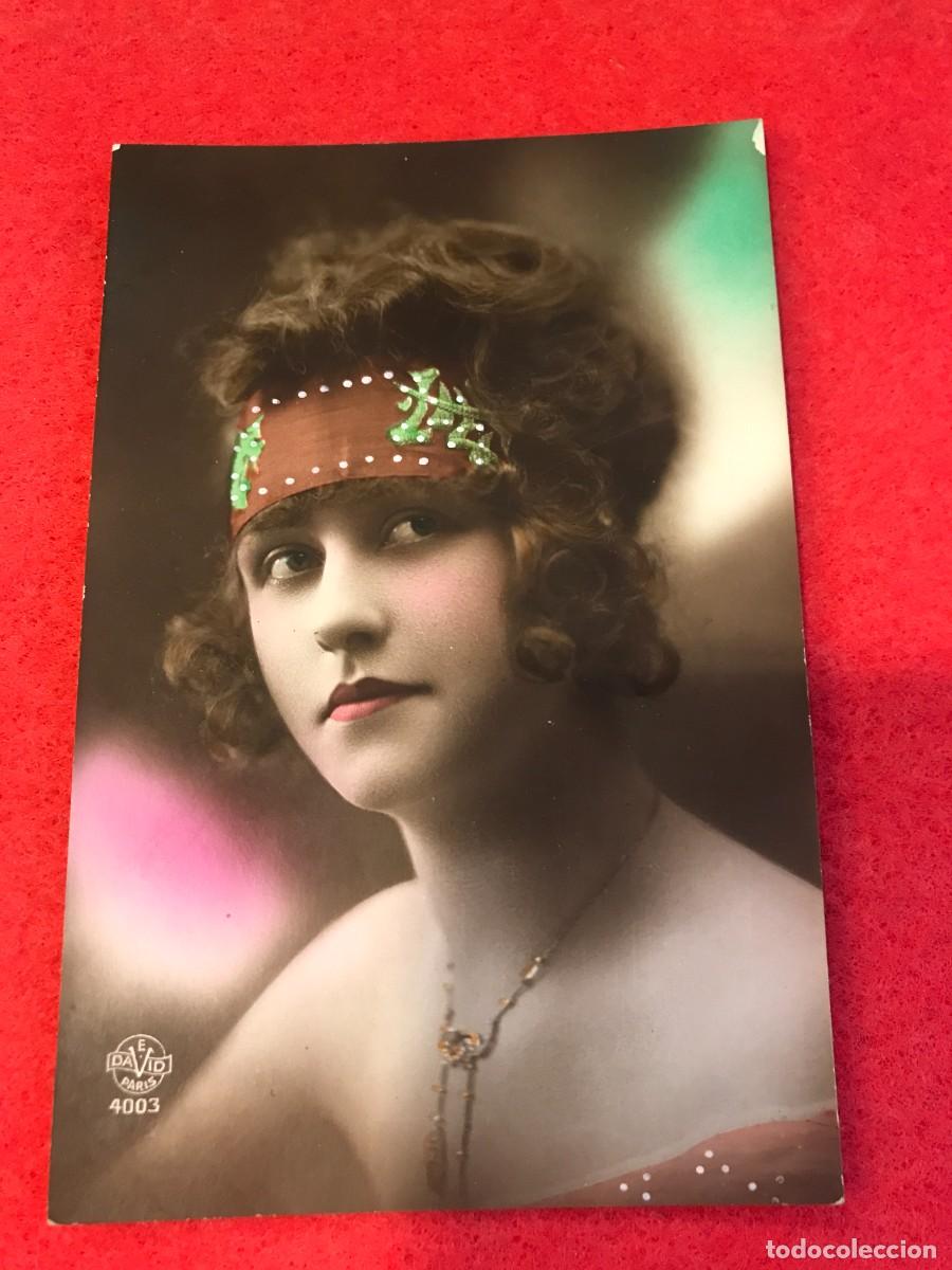 Cartoline: POSTAL. MUJER. NO ESCRITA