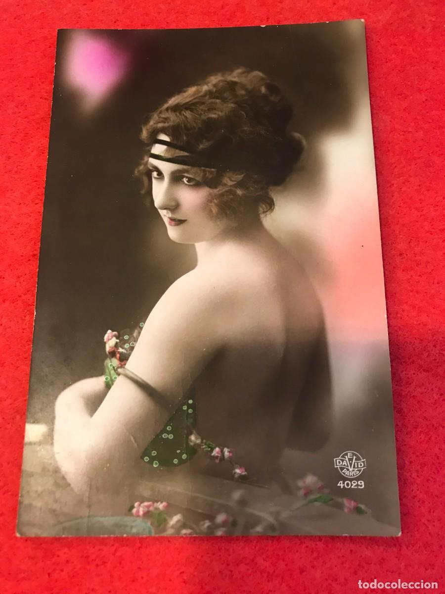 Cartoline: POSTAL. MUJER. NO ESCRITA