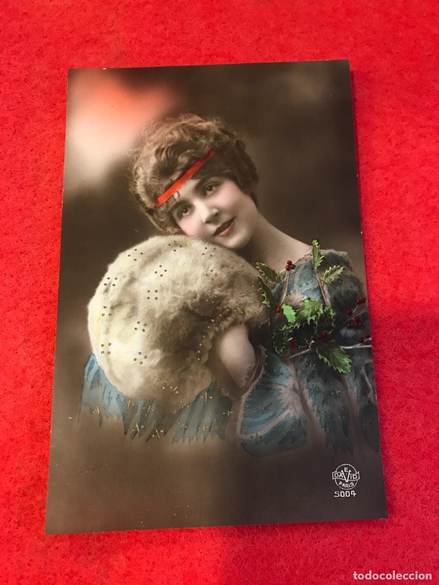 Cartoline: POSTAL. MUJER. NO ESCRITA