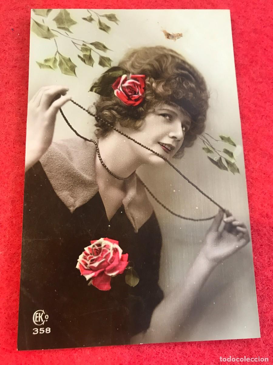 Cartoline: POSTAL. MUJER. NO ESCRITA