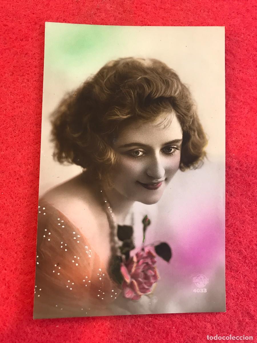 Cartoline: POSTAL. MUJER. NO ESCRITA