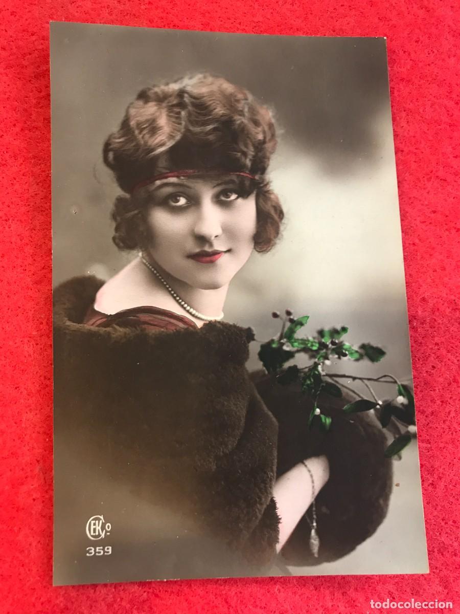 Cartoline: POSTAL. MUJER. NO ESCRITA