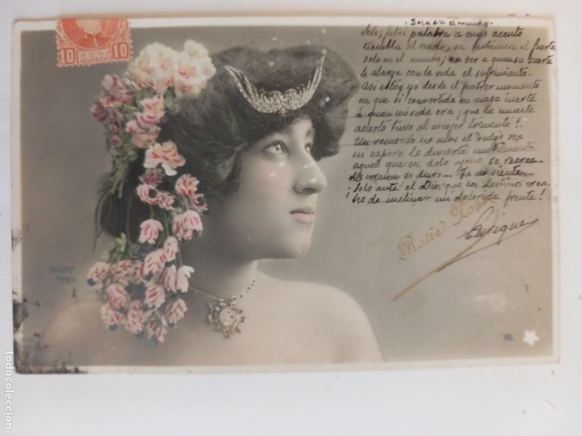 Postais: ARTISTA O CUPLETISTA, circa 1905