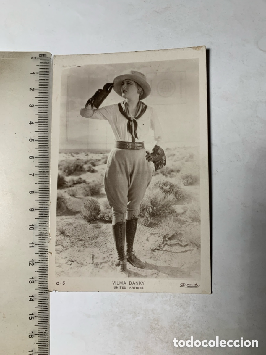 Postkarten: POSTAL. VILMA BANKY. UNITED ARTISTS. EDIC. ADOLFO ZERKOWITZ.