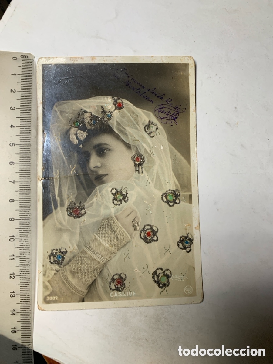 Postales: POSTAL. CASSIVE. &hellip;. PARIS. FECHADA, ANTEQUERA, 15 JULIO 1906.