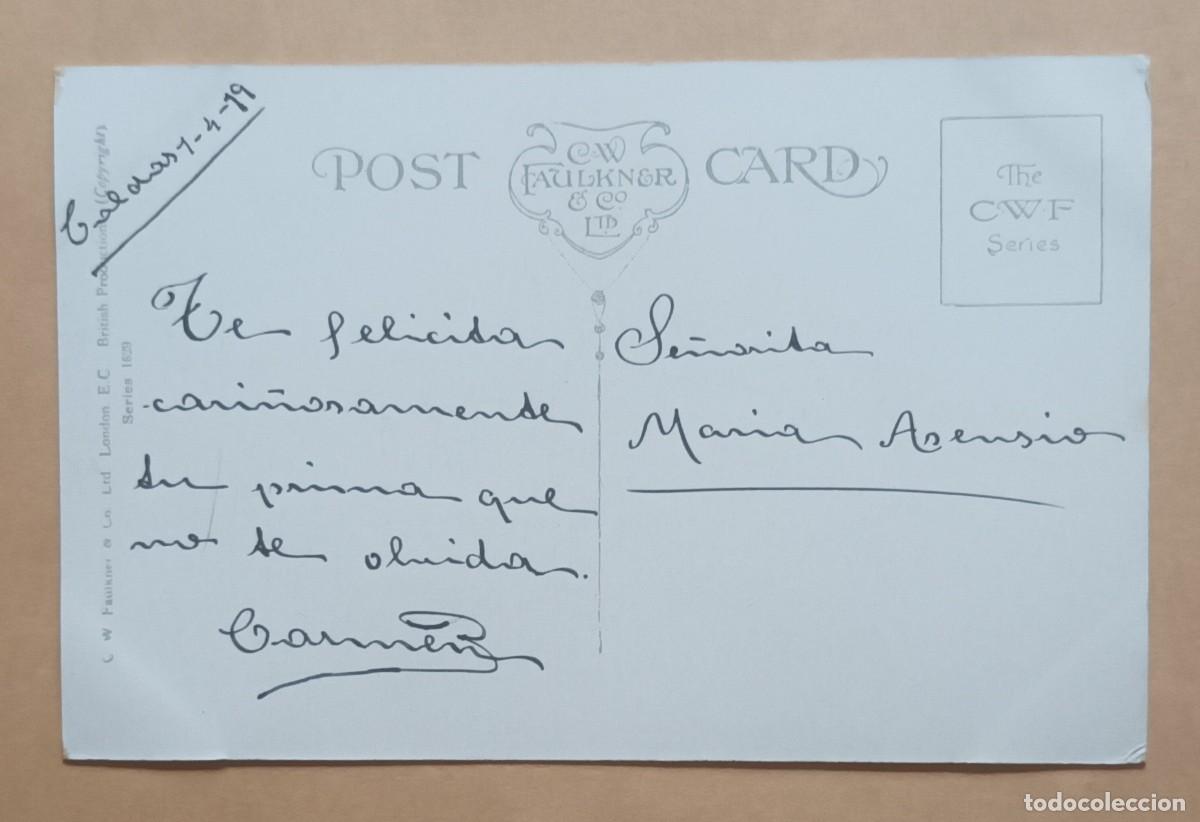 Postales: POSTAL - A&Ntilde;O 1919 - SWEETER THAN ROSES - Foto 2