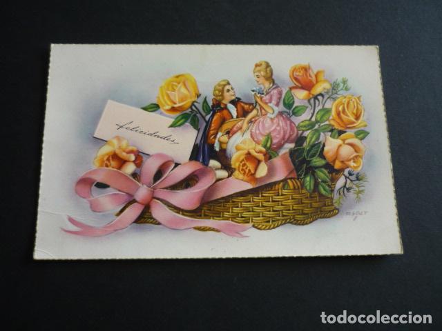 Postais: PAREJA GALANTE ENTRE ROSAS ZSOLT ILUSTRADOR POSTAL