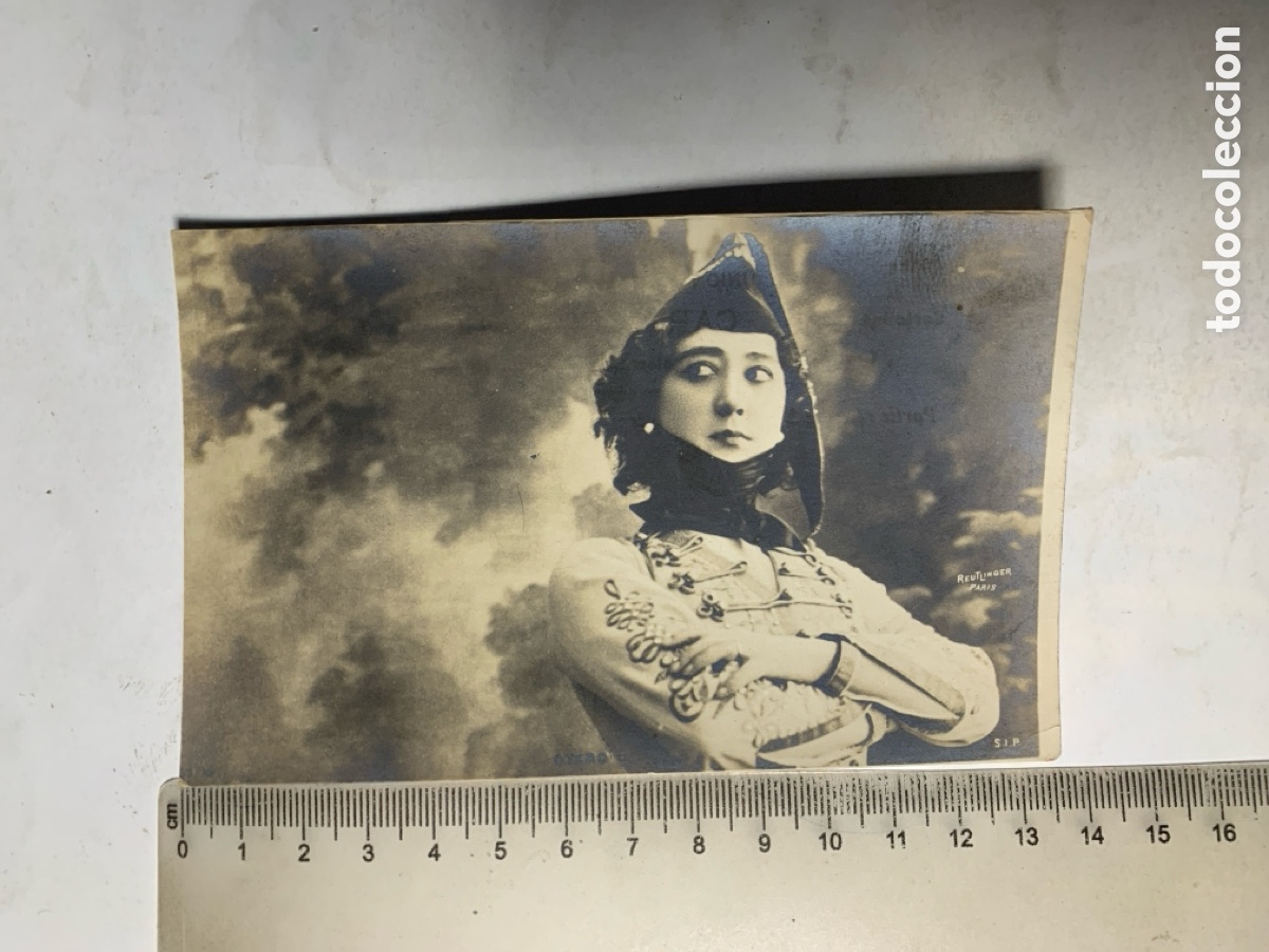 Postkarten: POSTAL. LA BELLA OTERO. BAILARINA, ACTRIZ Y CANTANTE. REUTLINGER. PARIS. S. I. P.