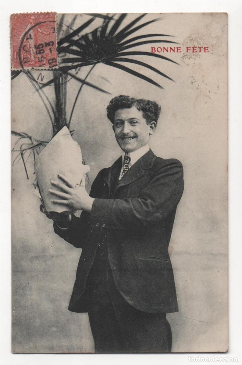 Postales: Postal francesa principios del XX- escrita-galante