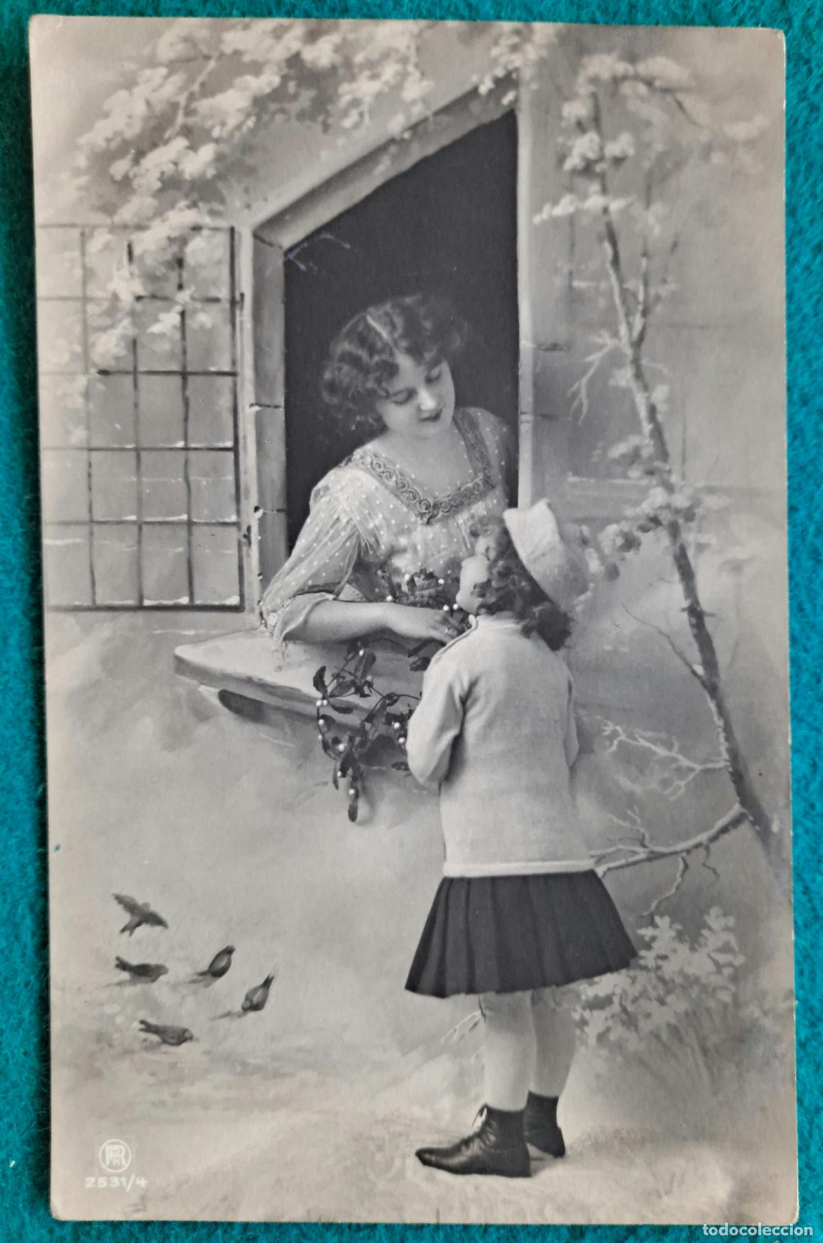 Postais: RW POSTAL MUJER NI&Ntilde;A PR16