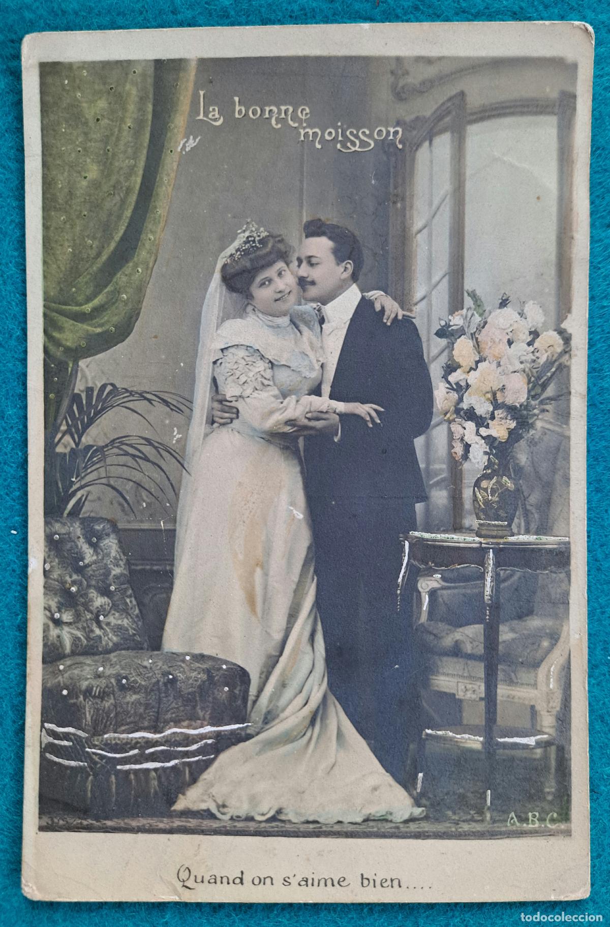 Postais: RW POSTAL ROMANTICA PAREJA FLORES PR61