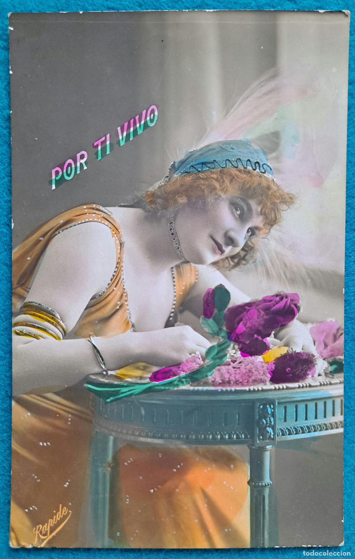Postales: RW POSTAL ROMANTICA MUJER PR132