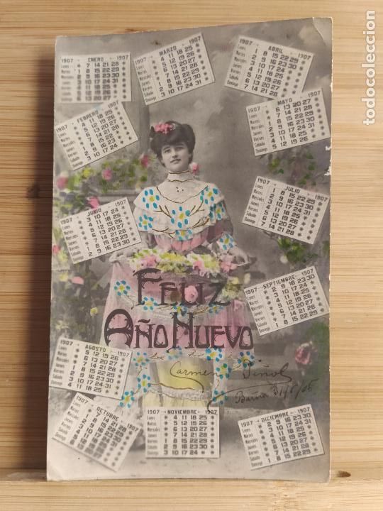 Postais: CALENDARIO A&Ntilde;O 1907 - FOTOGRAFICA - POSTAL ANTIGUA-(107.419)
