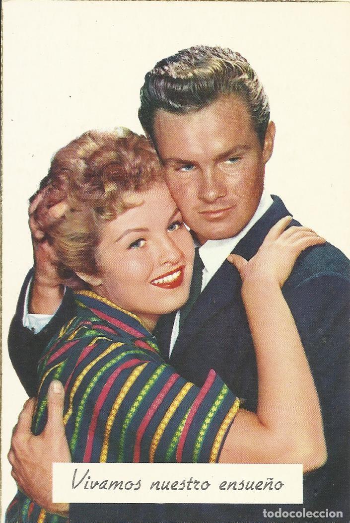 Postais: Pareja joven. Vivamos nuestro ensue&ntilde;o. Postal. CyZ. 539/B. 14x9 cm. A&ntilde;os 1950.