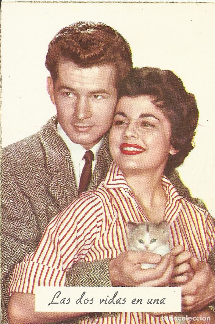 Postais: Pareja joven. Las dos vidas en una. Postal. CyZ. 539/B. 14x9 cm. A&ntilde;os 1950.