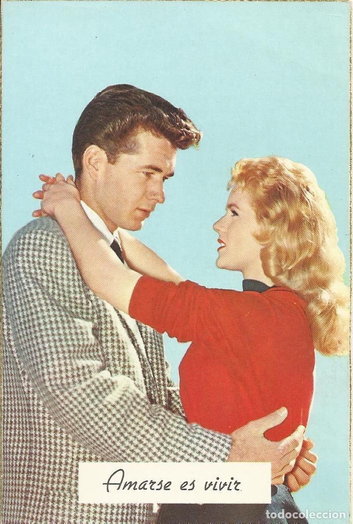 Cartes Postales: Pareja joven. Amarse es vivir. Postal. CyZ. 540/B. 14x9 cm. A&ntilde;os 1950.
