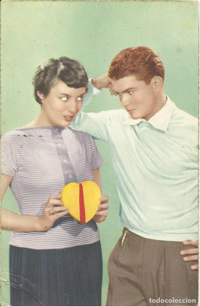 Postais: Pareja joven. 2073. 14x9 cm. A&ntilde;os 1950. Postal.