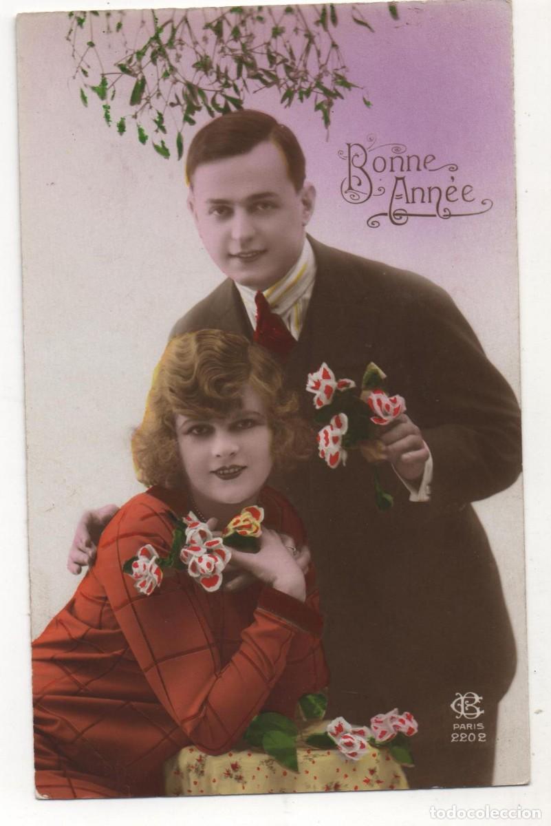 Postcards: Postal francesa principios del XX- escrita-Rom&aacute;ntica-