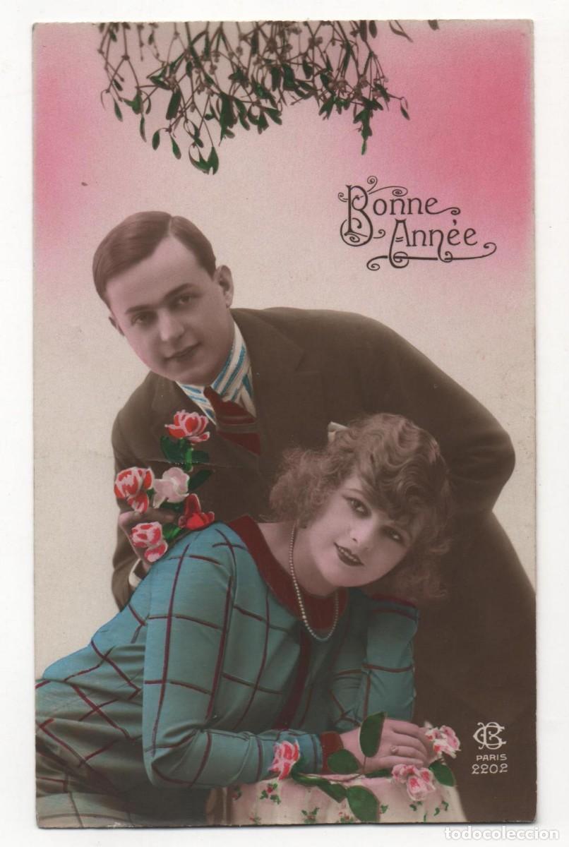 Postais: Postal francesa principios del XX- escrita-Rom&aacute;ntica-