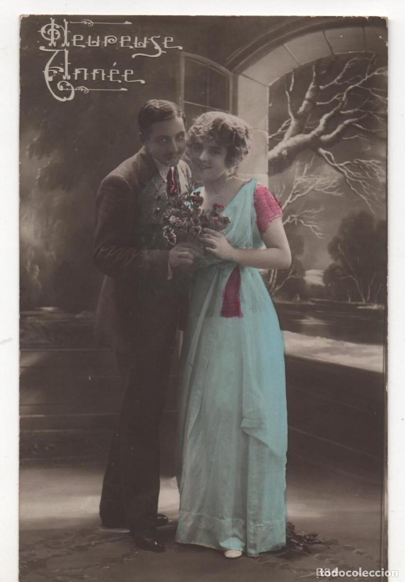 Postcards: Postal francesa principios del XX- escrita-Rom&aacute;ntica-