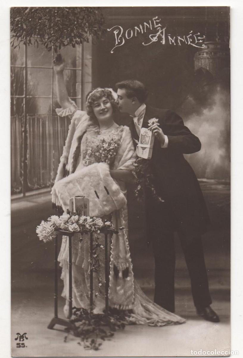 Postcards: Postal francesa principios del XX- escrita-Rom&aacute;ntica-