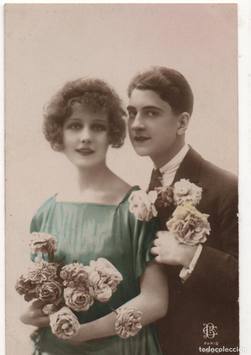 Postcards: Postal francesa principios del XX- sin circular-Rom&aacute;ntica-