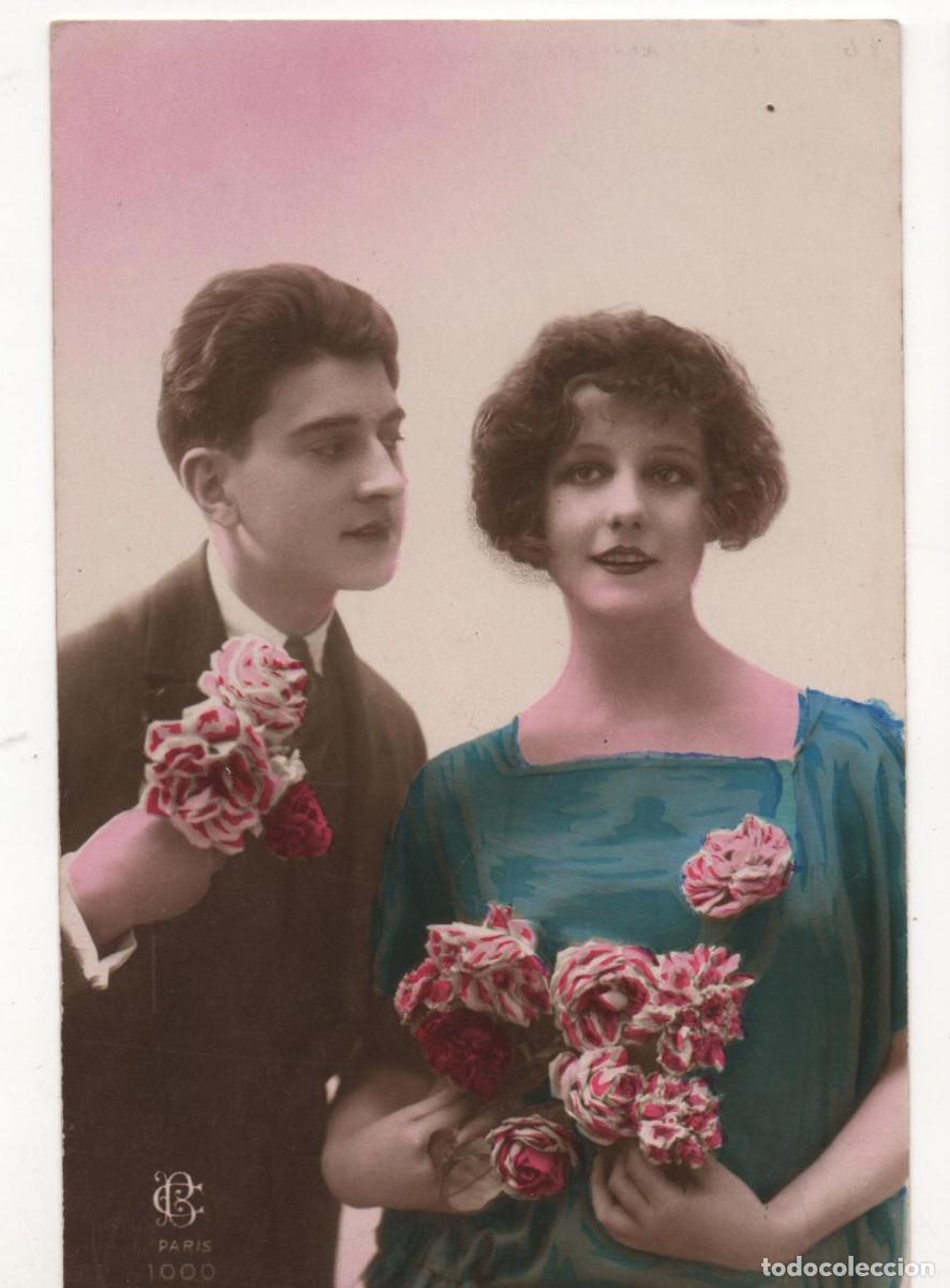 Postcards: Postal francesa principios del XX- sin circular-Rom&aacute;ntica-