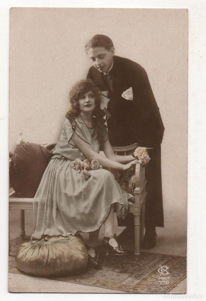 Postcards: Postal francesa principios del XX- sin circular-Rom&aacute;ntica-