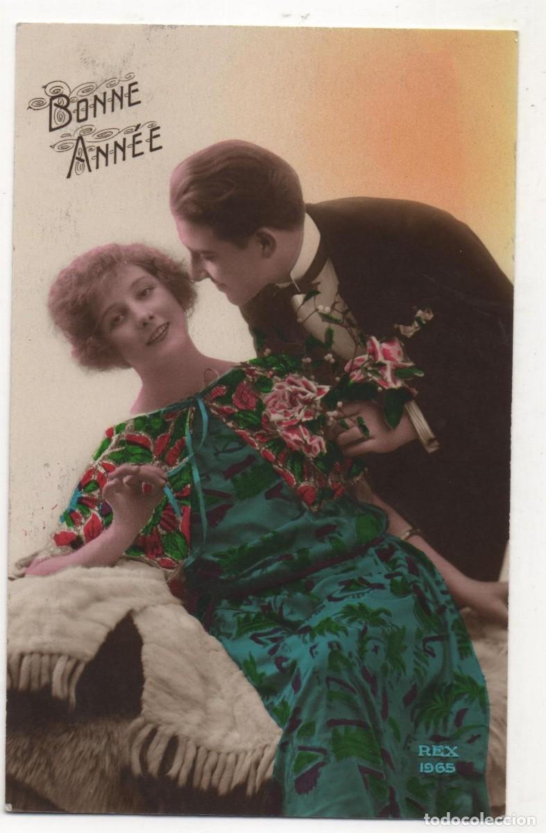 Postais: Postal francesa principios del XX- escrita-Rom&aacute;ntica-