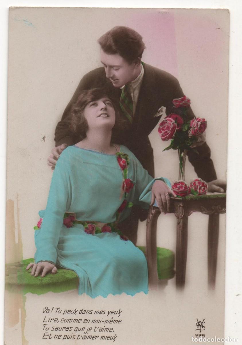 Postais: Postal francesa principios del XX- escrita-Rom&aacute;ntica-