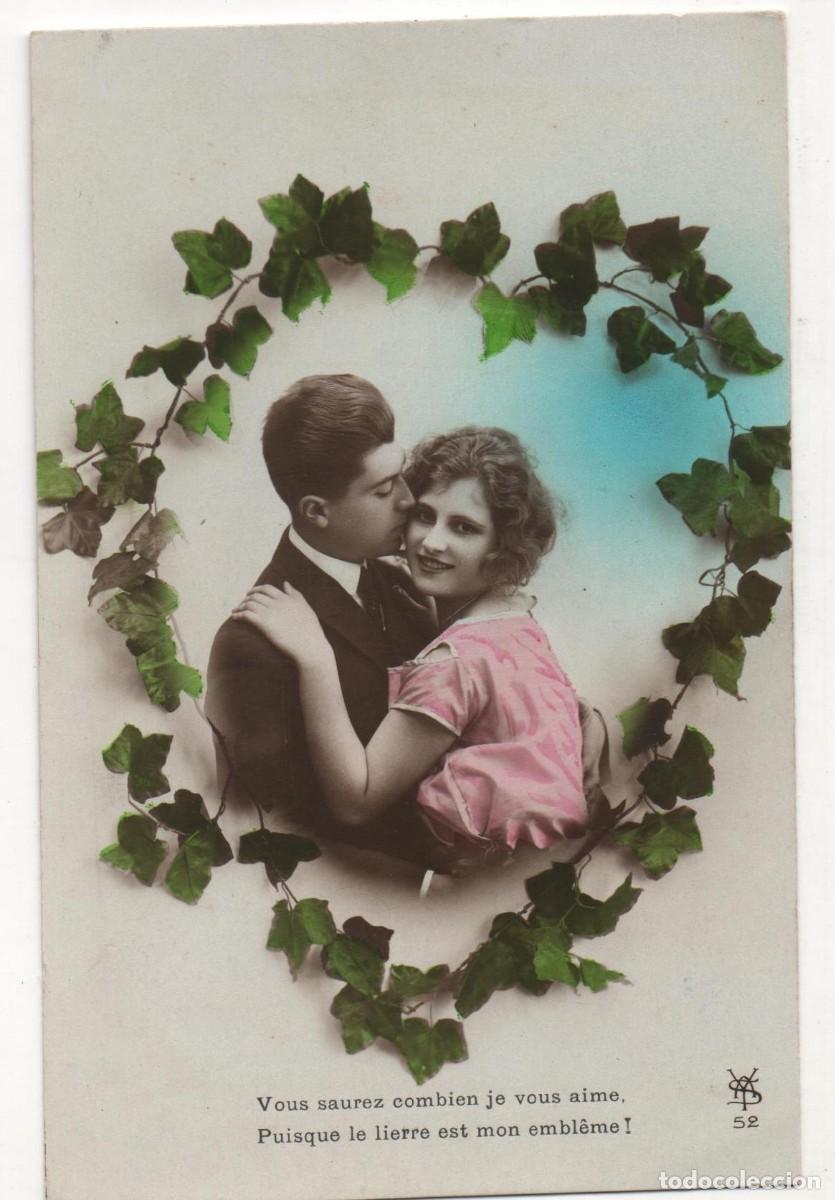 Postais: Postal francesa principios del XX- escrita-Rom&aacute;ntica-