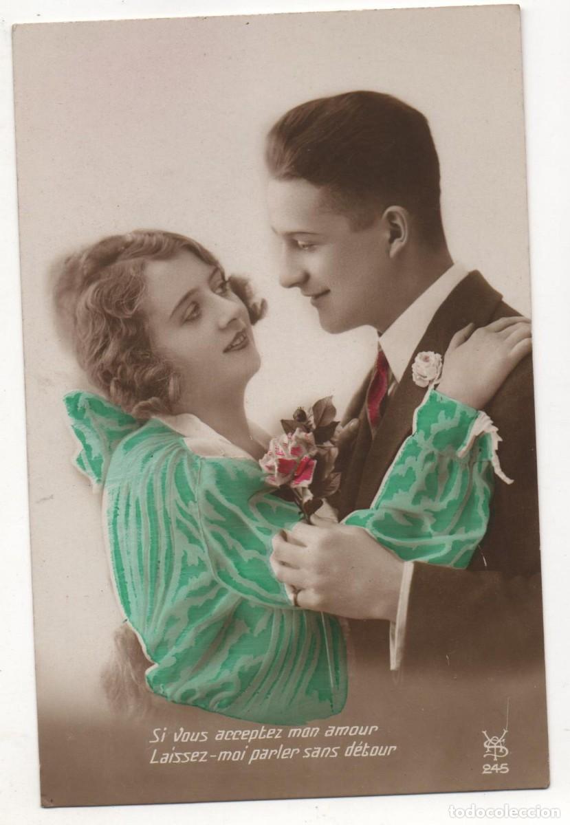 Postais: Postal francesa principios del XX- sin circular-Rom&aacute;ntica-