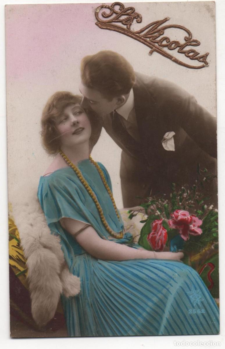 Postcards: Postal francesa principios del XX- escrita-Rom&aacute;ntica-