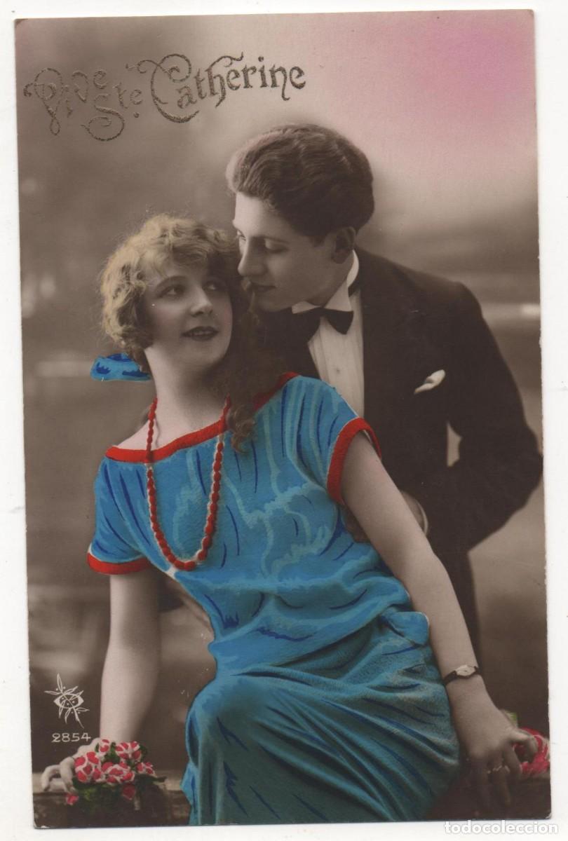 Postais: Postal francesa principios del XX- escrita-Rom&aacute;ntica-