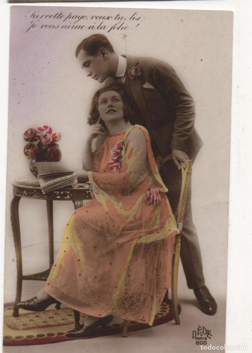 Postais: Postal francesa principios del XX- escrita-Rom&aacute;ntica-