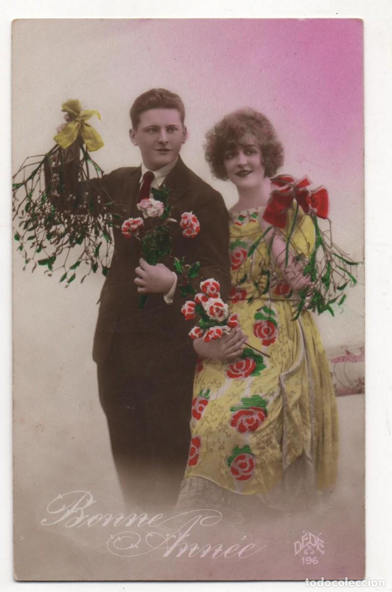 Postcards: Postal francesa principios del XX- escrita-Rom&aacute;ntica-