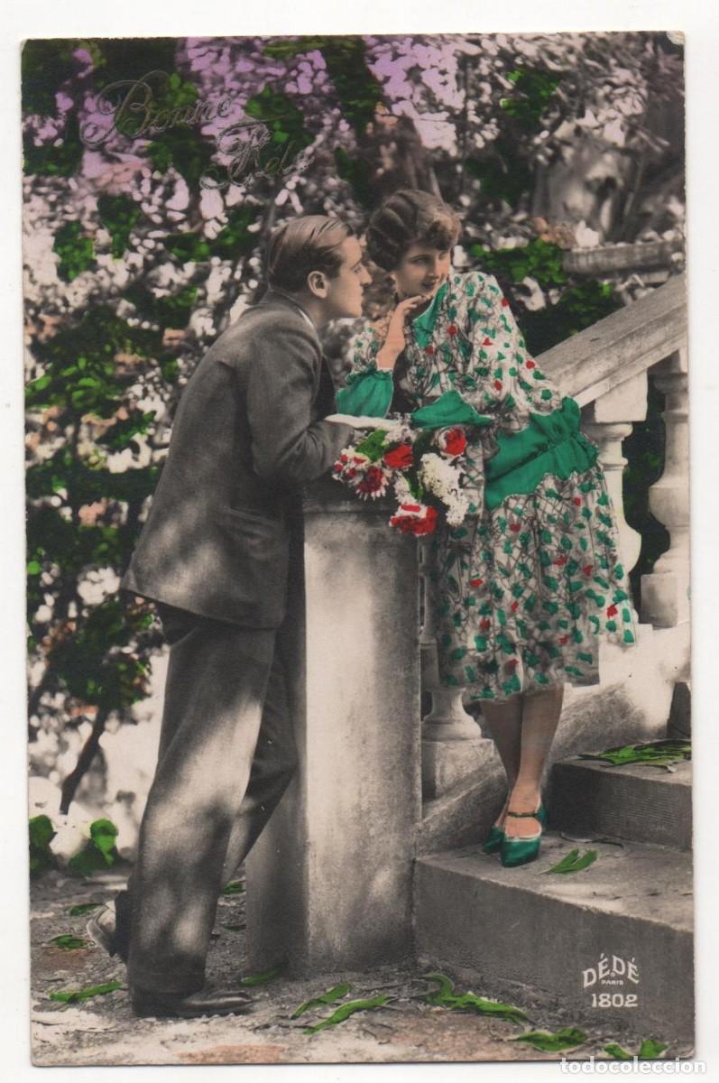 Postais: Postal francesa principios del XX- escrita-Rom&aacute;ntica-