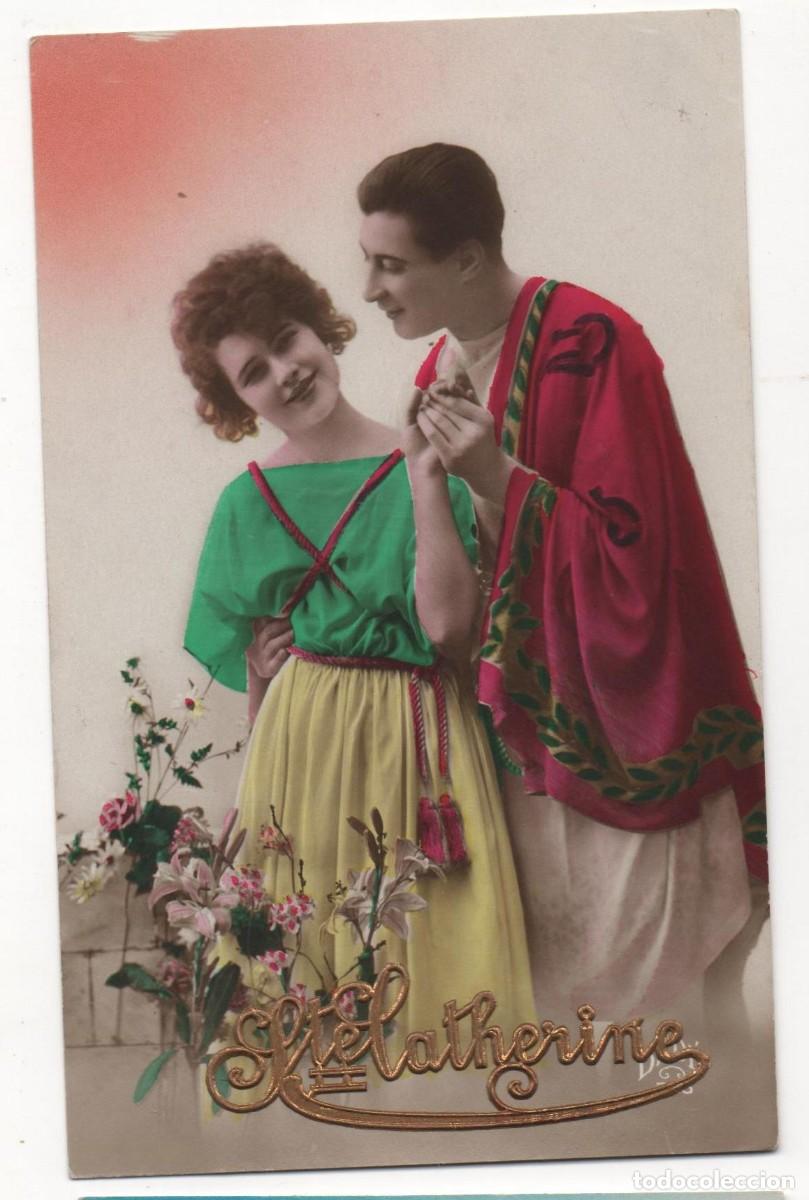 Postcards: Postal francesa principios del XX- escrita-Rom&aacute;ntica-