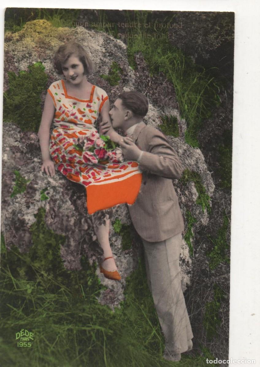 Postkarten: Postal francesa principios del XX- sin circular-Rom&aacute;ntica-